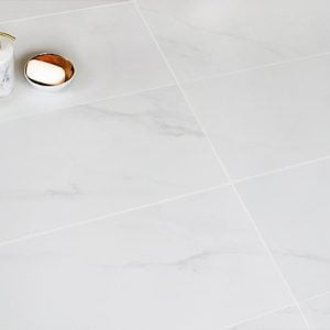 carrara pattern, porcelain marble wall and floor tile with small decoration